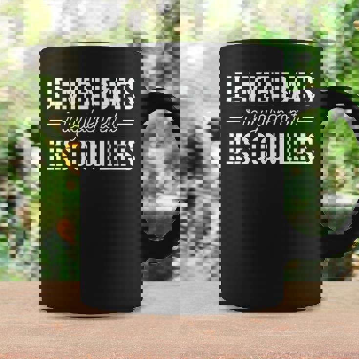 Homme Humour Je M'en Bats Royalement Les Couilles Tasse Idées cadeaux