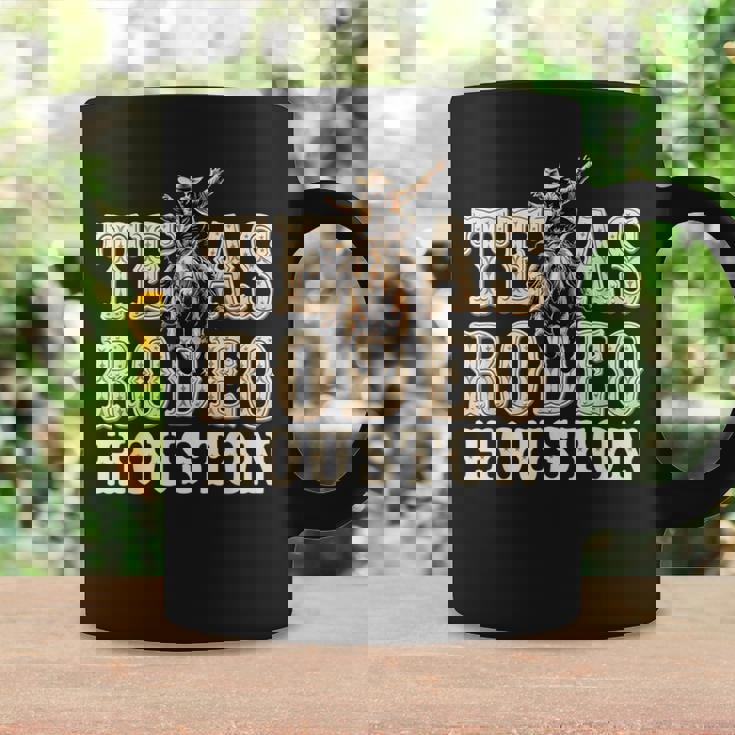Houston Texas Rodeointage Western Rétro Cowboy Tasse Idées cadeaux
