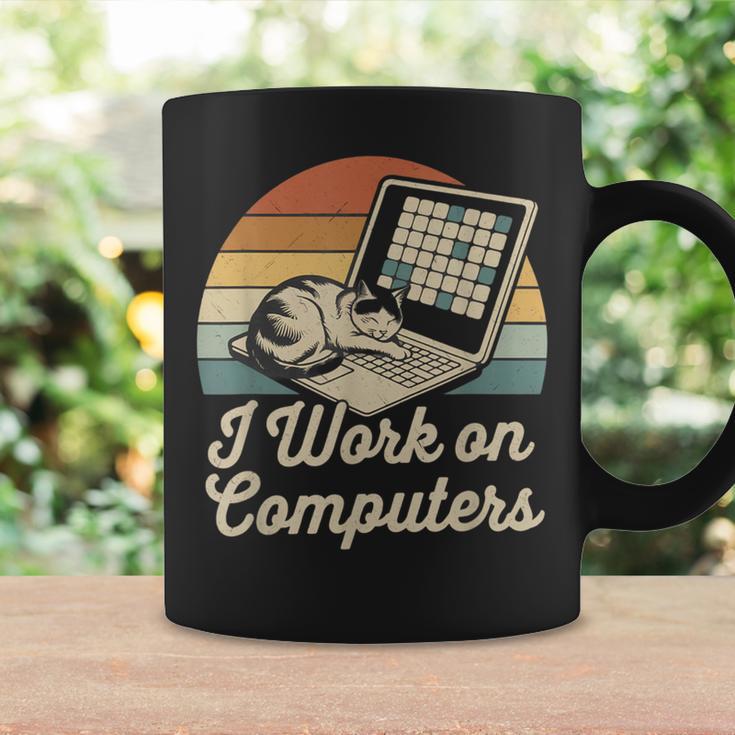 Ich Arbeite Am Computer Cat Kitty Kitten Cat Meme Tassen Geschenkideen