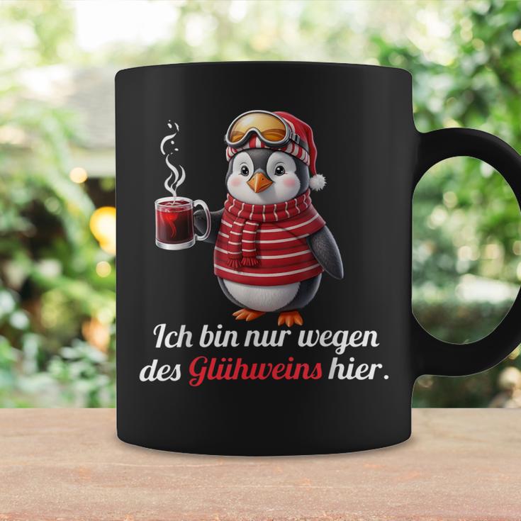 Ich Bin Nur Wegen Des Glühweins Here Xmas Penguin Glühwein Tassen Geschenkideen