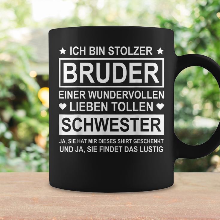 Ich Bin Stolzer Bruder Einer Wundervollen Liebe Schwester Tassen Geschenkideen