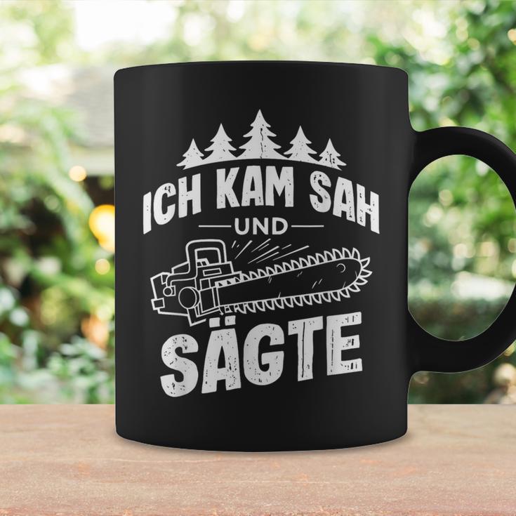 Ich Kam Sah Und Säte Chainsaw Lumberjack Tassen Geschenkideen