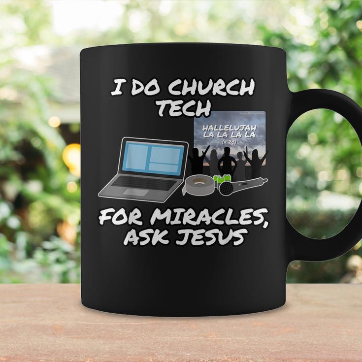 Ich Mache Church Tech Für Wunder Ask Jesus Christian Tassen Geschenkideen