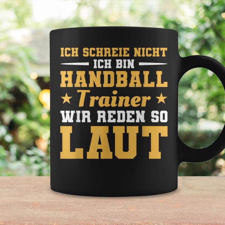 Ich Schreie Nicht Ich Bin Handball Trainer Tassen Geschenkideen