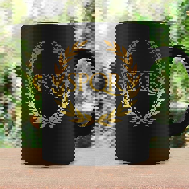 Imperio Romano Spqr Sin Mangas Taza de café Ideas de regalos