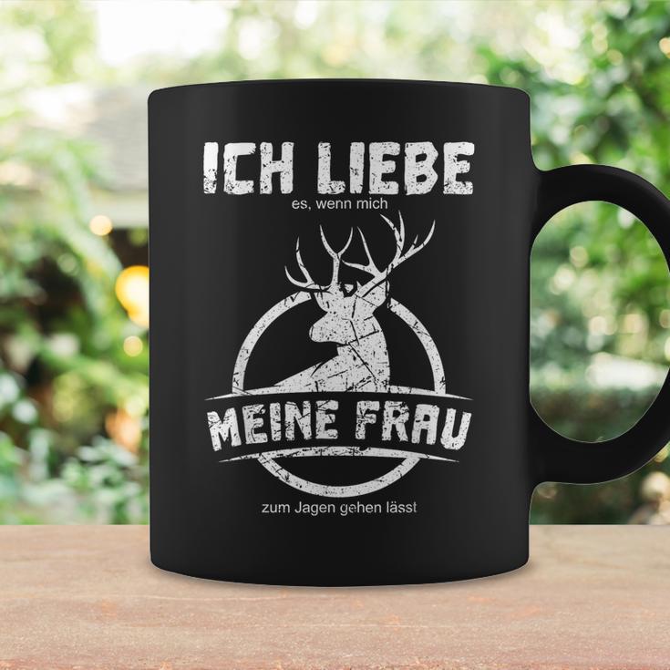 Jäger Ich Liebe Es Wenn Mich Meine Frau Zum Jagen Lässt Hagd German L Tassen Geschenkideen