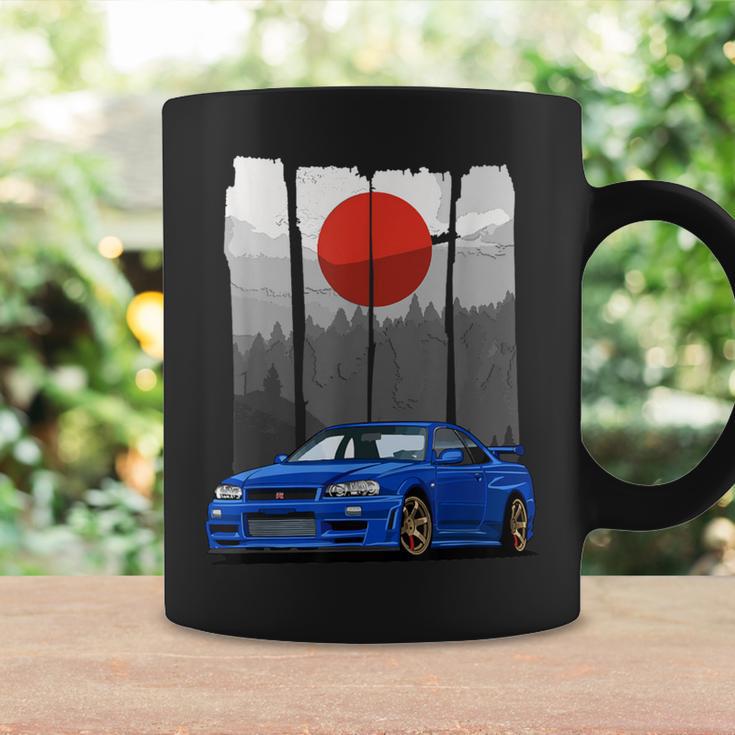 Jdm Skyline 34 Car Tuning Japan Rising Sun Drift Tassen Geschenkideen