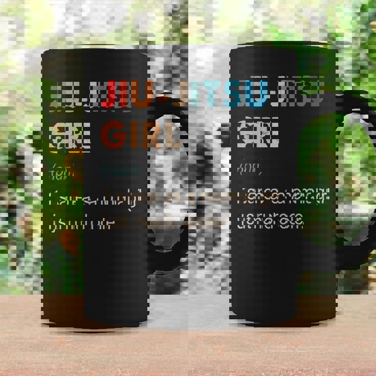 Jiu-Jitsu Girl Definition Jiu-Jitsu Regalo Para Niñas Taza de café Ideas de regalos