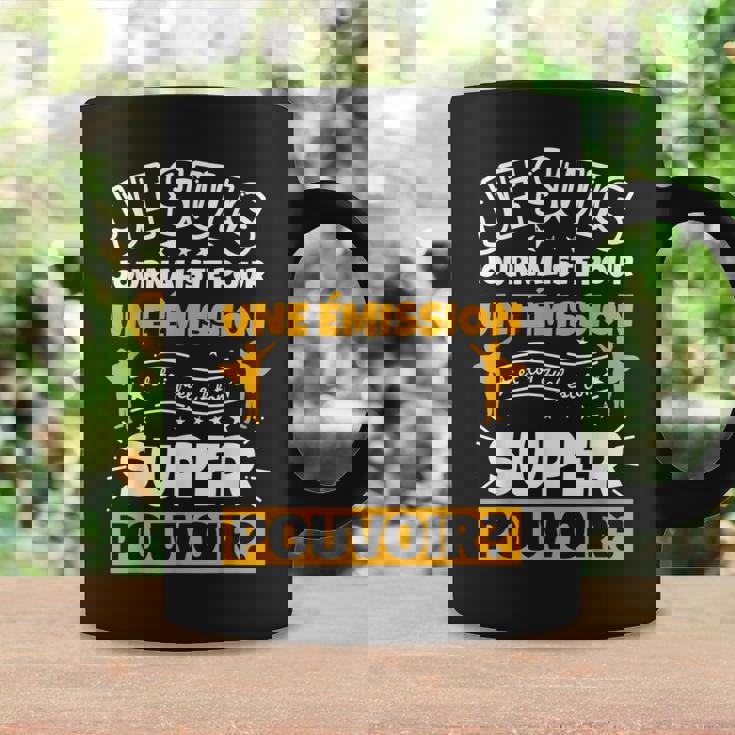 Journaliste Pour Une Émission Drôle Cadeau Quel Es Ton Super Tasse Idées cadeaux