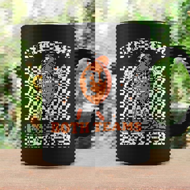 I Just Hope Both Teams Have Fun Vintage Football Lovers Coffee Mug Gifts ideas