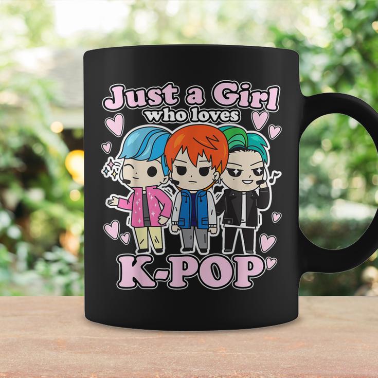 K-Pop Just A Girl Who Loves K-Pop Korean Pop Band Tassen Geschenkideen