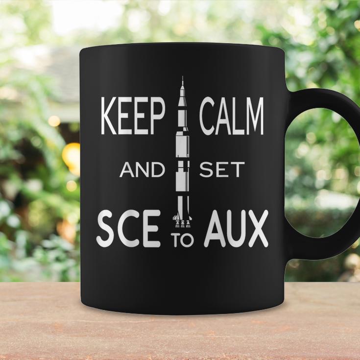 Keep Calm And Set Sce With Saturn For Rocket Science On Aux Tassen Geschenkideen