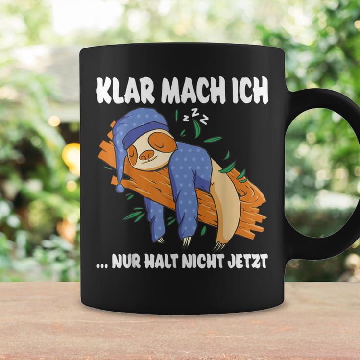 Klar Mach Ich Nur Nicht Jetzt Pyjamas Sloth Morgenmuffel Tassen Geschenkideen