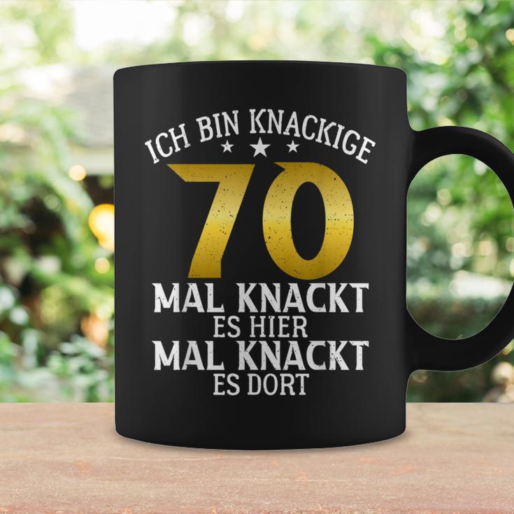 Krisige 70 Mal Knackt Es Hier Mal Da 70 Birthday S Tassen Geschenkideen