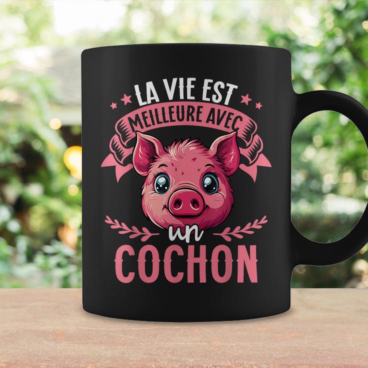 Laie Est Meilleure Avec Un Cochon Amoureux Des Cochons Tasse Idées cadeaux