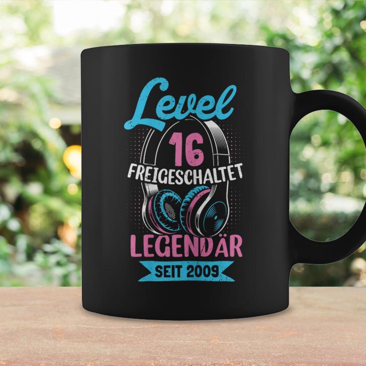 Level 16 Jahre Mädchen Geburtstag Gamer Girl Nager 2009 Tassen Geschenkideen