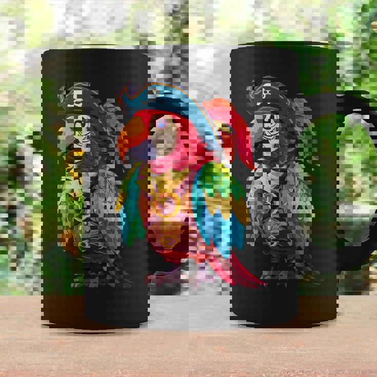 Loro Pirata Divertido Loroestido Como Pirata Taza de café Ideas de regalos