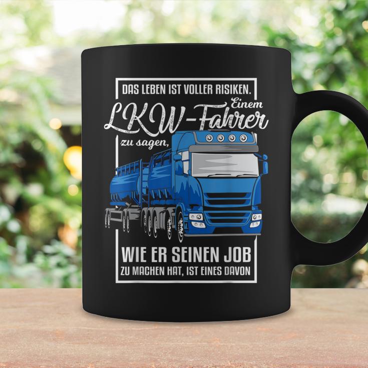 Lorry Motif With Saying For Truck Driver Tassen Geschenkideen