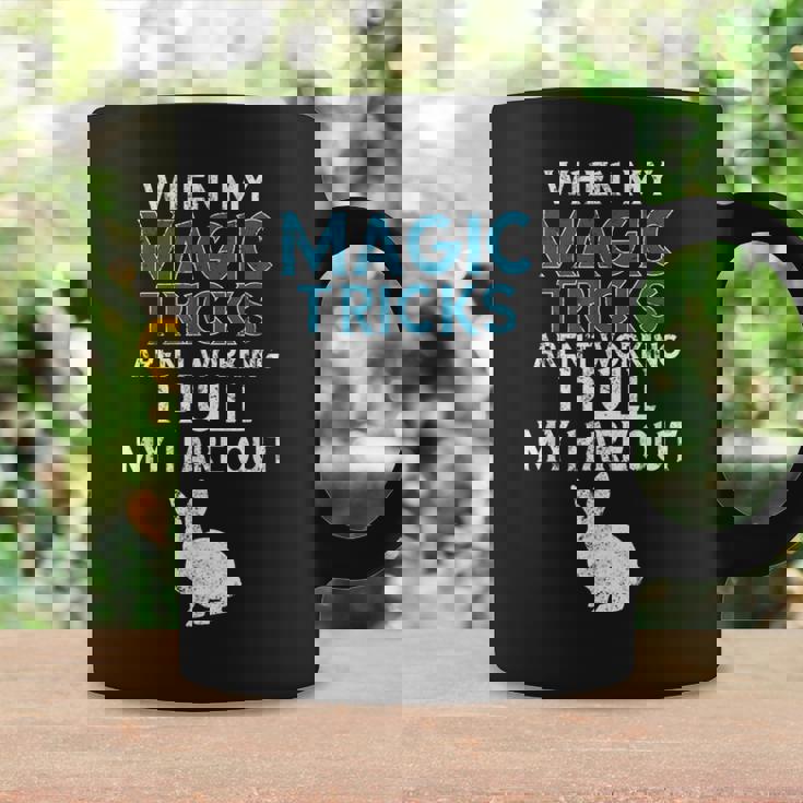 Magician Quote Magic Trick Rabbit Hare Pun Graphic Print Coffee Mug Gifts ideas