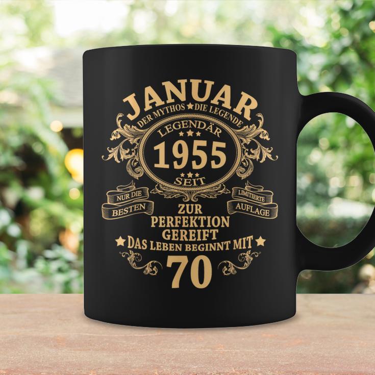 Man January 1955 70 Years intage 70Th Birthday Tassen Geschenkideen