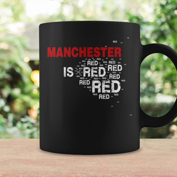 Manchester Is Red United Football Fans Slogan Tassen Geschenkideen