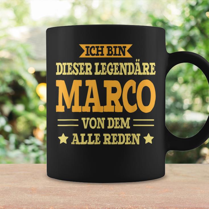 Marco With First Name Slogan Tassen Geschenkideen