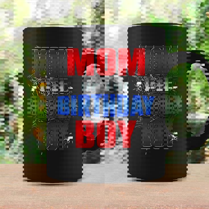 Matching Family Mom Of The Birthday Boy Spider Web Coffee Mug Gifts ideas