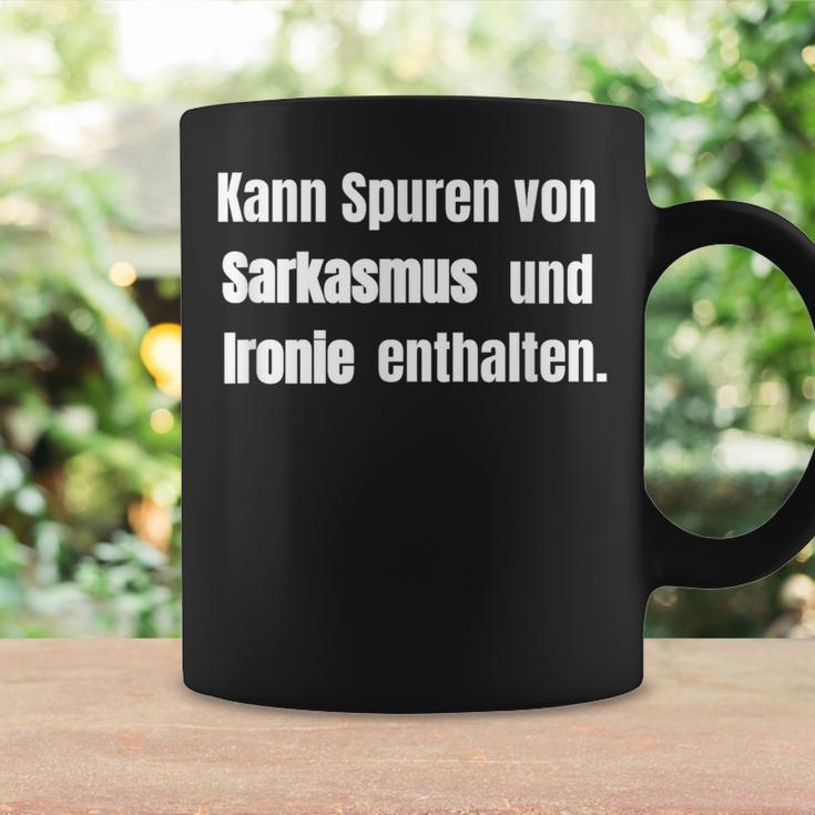 May Contain Traces Of Sarcasm And Irony Leaflet Tassen Geschenkideen