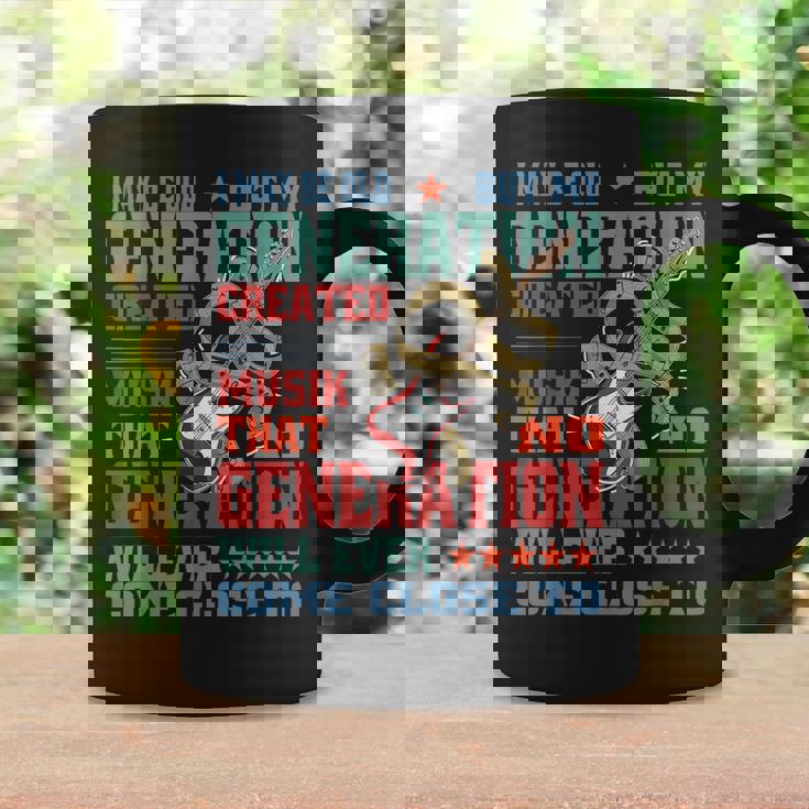 I May Be Old But My Generation Saw All The Cool Bands Taza de café Ideas de regalos
