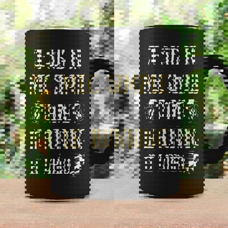 Mec Simple Running Apéro Homme Humour Course À Pied Cadeau Tasse Idées cadeaux