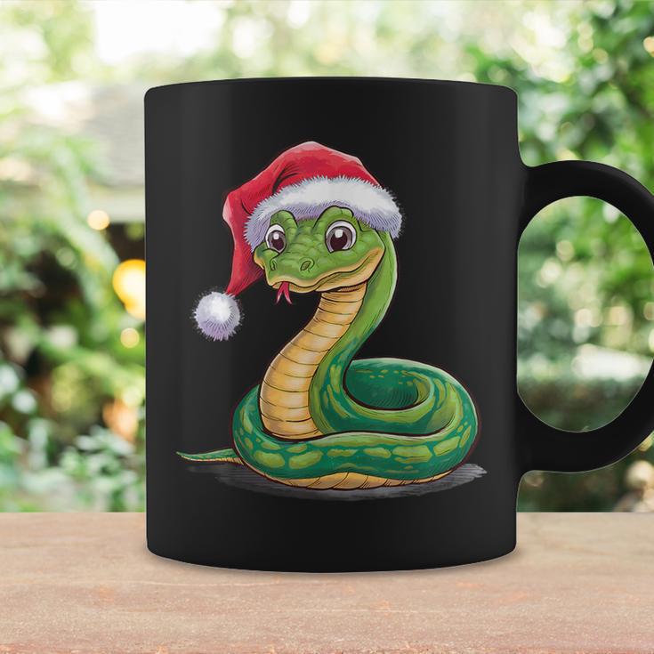 Merry Christmas Snake Xmas Party Eve Santa Hat Tassen Geschenkideen