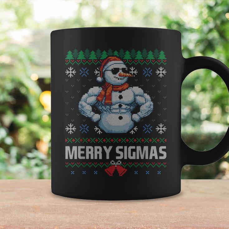 Merry Sigmas Bruh Snowman Sigma Male Skibidi Christmas Tassen Geschenkideen