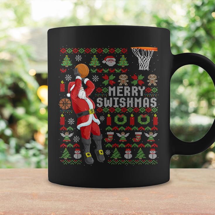 Merry Swishmas Ugly Christmas Basketball Christmas Tassen Geschenkideen