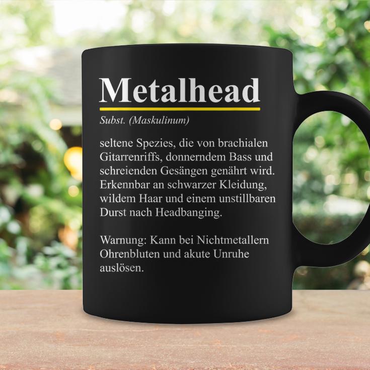 Metalhead Dictionary Definition For Fans Of Heavy Metal Tassen Geschenkideen