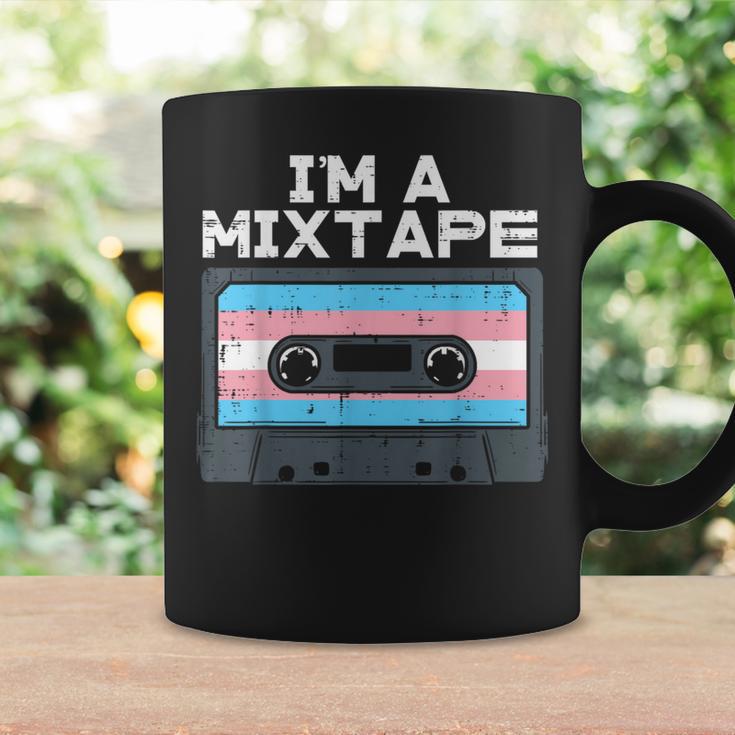 Im A Mixtape Transgender Casette Tape Trans Pride Flag Lgbt Tassen Geschenkideen