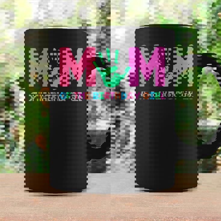 Mom Of The Birthday Girl 5Th Birthday Girl High Five Theme Coffee Mug Gifts ideas
