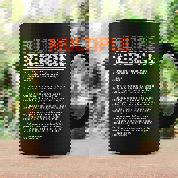 Multiple Sclerosis Awareness Ms Definition Warrior Support Taza de café Ideas de regalos