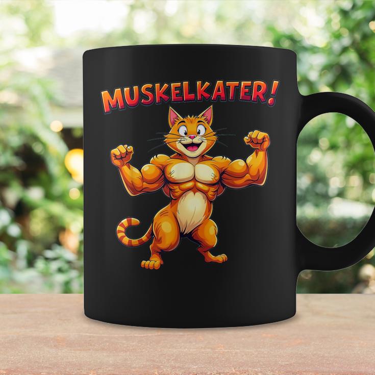 Muscle Soreness Cat Fitness With Cat Motif Tassen Geschenkideen