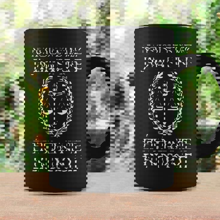 Ne Sous Estimez Jamais Une Etudiante En Droit Avocate Humour Tasse Idées cadeaux