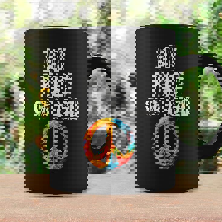 No A La Guerra Hacer Que La Pazuelva A Ser Grande No A Taza de café Ideas de regalos