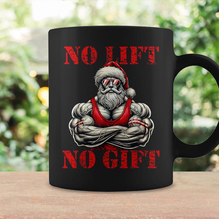 No Lift No Fitness Santa Muscle Christmas Tassen Geschenkideen