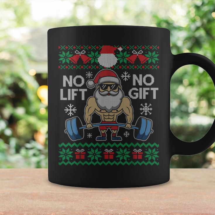 No Lift No Ugly Christmas Santa Gym Tassen Geschenkideen