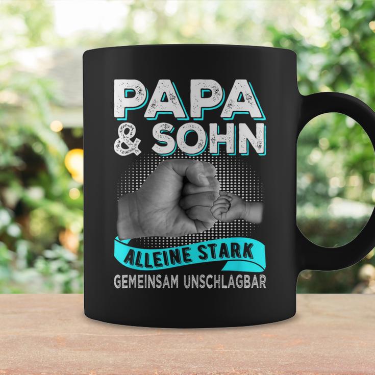 Papa Und Sohn Alleine Stark Gemeinsam Unschlagbar Father's Day Tassen Geschenkideen