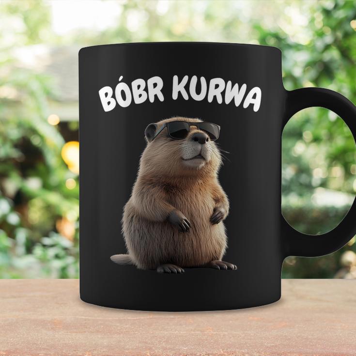 Polish Beaver Saying Bober Kurwa Yes Pierdole Bobr Tassen Geschenkideen