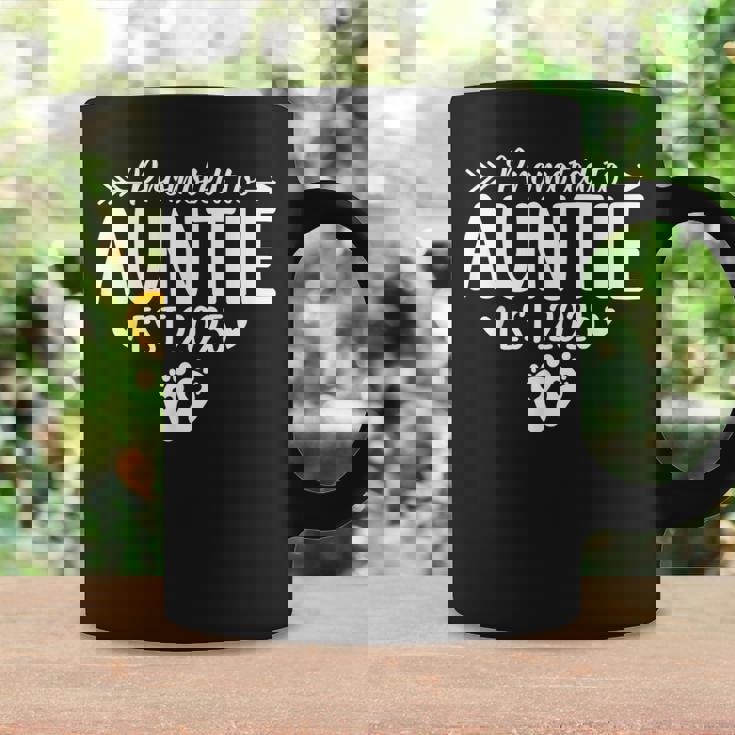 Promoted To Auntie Est 2025 Soon To Be New Aunt Baby Reveal Coffee Mug Gifts ideas