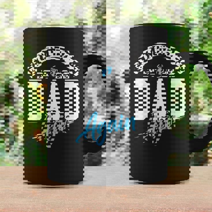 Promoted To Dad Again New Baby Soon To Be Daddy Est 2025 Coffee Mug Gifts ideas