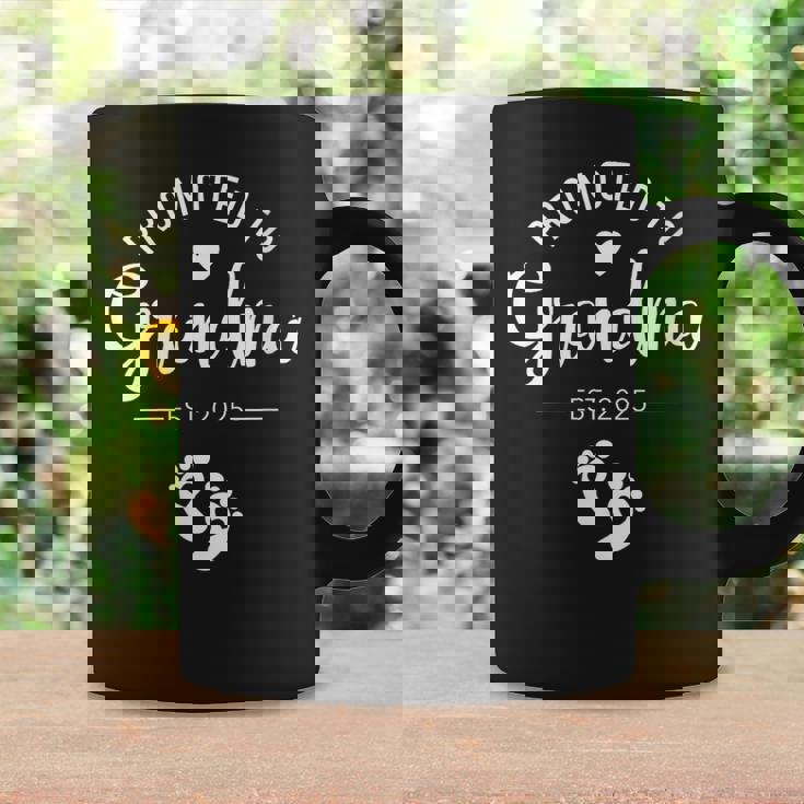 Promoted To Grandma Est 2025 For New Baby Coffee Mug Gifts ideas