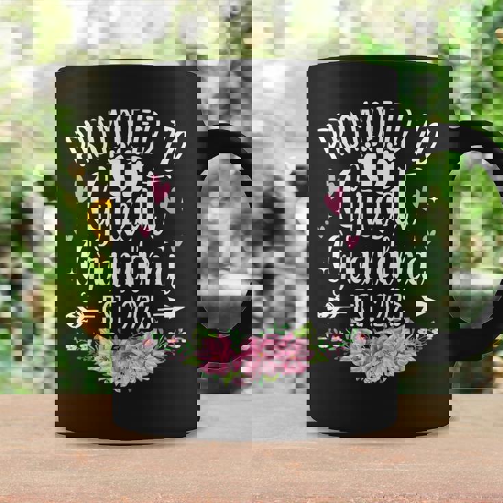 Promoted To Great Grandma Est 2025 First Time New Grandma Coffee Mug Gifts ideas