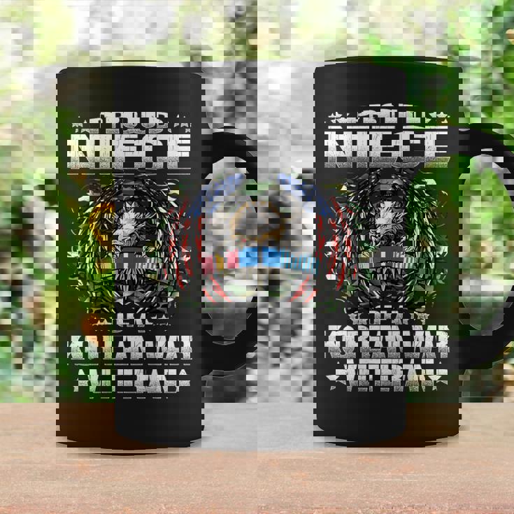 Proud Niece Of A Korean War Veteran Military Vet's Family Graphic Print Coffee Mug Gifts ideas