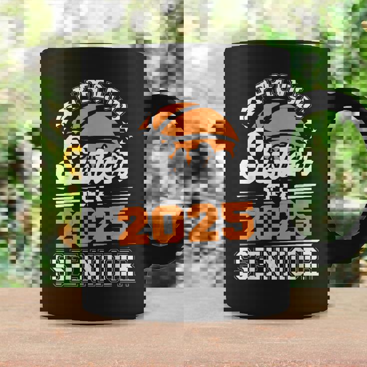 Proud Sister Of A 2025 Senior Basketball Graduate Grad 2025 Graphic Print Coffee Mug Gifts ideas
